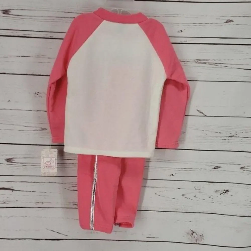 Swiggles Purrfect‎ cat fleece sweatsuit outfit 2pc